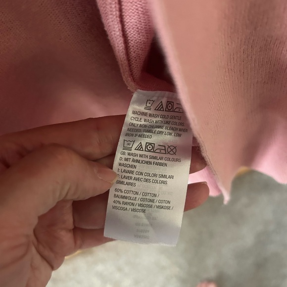 NWT Women’s Isaac Mizrahi Long Open-Front Cardigan, Bubblegum Pink, Size M - Picture 4 of 5